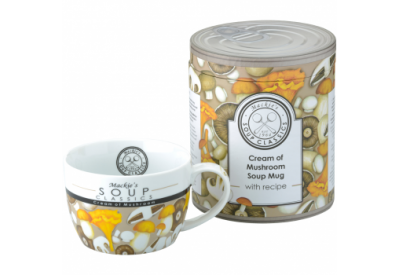 Mackie's Soup Classics Cream of Mushroom Soup Mug Gift Set with Recipe